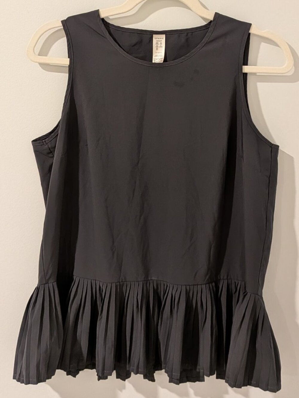 Spanx 'Yes Pleats' Peplum Tank
